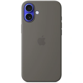 Чехол Apple Silicone Case with MagSafe для iPhone 16 Stone Grey