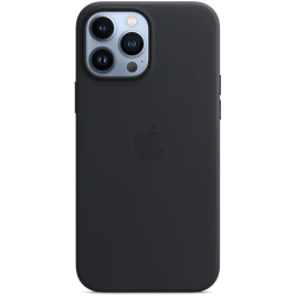 Кожаный чехол Apple MagSafe для iPhone 13 Pro Max Тёмная ночь