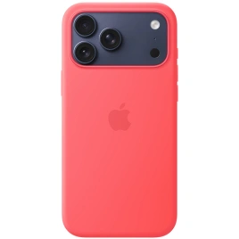 Чехол Apple Silicone Case with MagSafe для iPhone 17 Pro Max Bright Guava