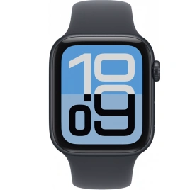 Смарт-часы Apple Watch SE (2025) 44mm Midnight Aluminum Midnight Sport Band S/M