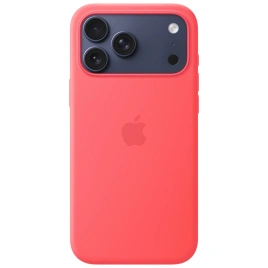 Чехол Apple Silicone Case with MagSafe для iPhone 18 Pro Max Bright Guava