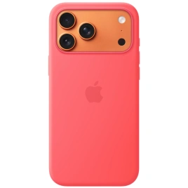 Чехол Apple Silicone Case with MagSafe для iPhone 18 Pro Max Bright Guava