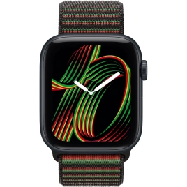 Смарт-часы Apple Watch SE (2025) 40mm Midnight Aluminum Case with Black Unity Sport Loop - Unity Rhythm