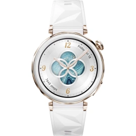 Смарт-часы Huawei Watch GT 5 Pro 42mm White Fluoroelastomer (55020DGW)