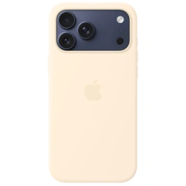 Чехол Apple Silicone Case with MagSafe для iPhone 18 Pro Max Vanilla