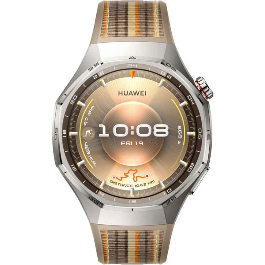 Смарт-часы Huawei Watch GT 6 Pro 46mm Brown/Brown Woven (55020FWA) фото 2