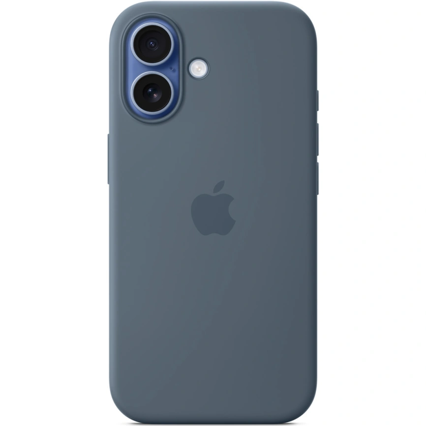 Чехол Apple Silicone Case with MagSafe для iPhone 17 Anchor Blue фото 1