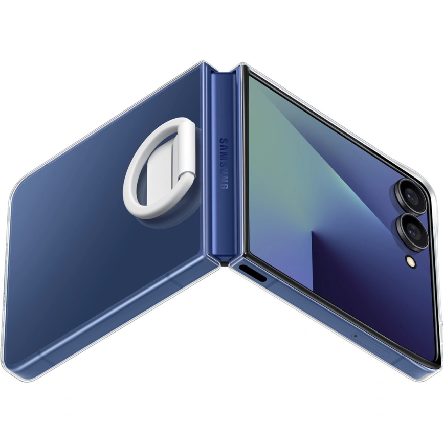 Чехол Samsung Clear Ring Case для Galaxy Z Flip7 Transparent фото 3