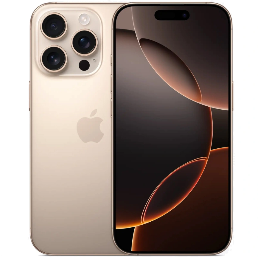 Смартфон Apple iPhone 16 Pro 128Gb nano Sim + eSim Desert Titanium фото 1