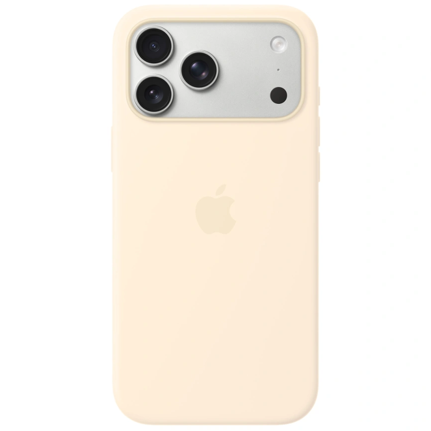 Чехол Apple Silicone Case with MagSafe для iPhone 17 Pro Max Vanilla фото 1