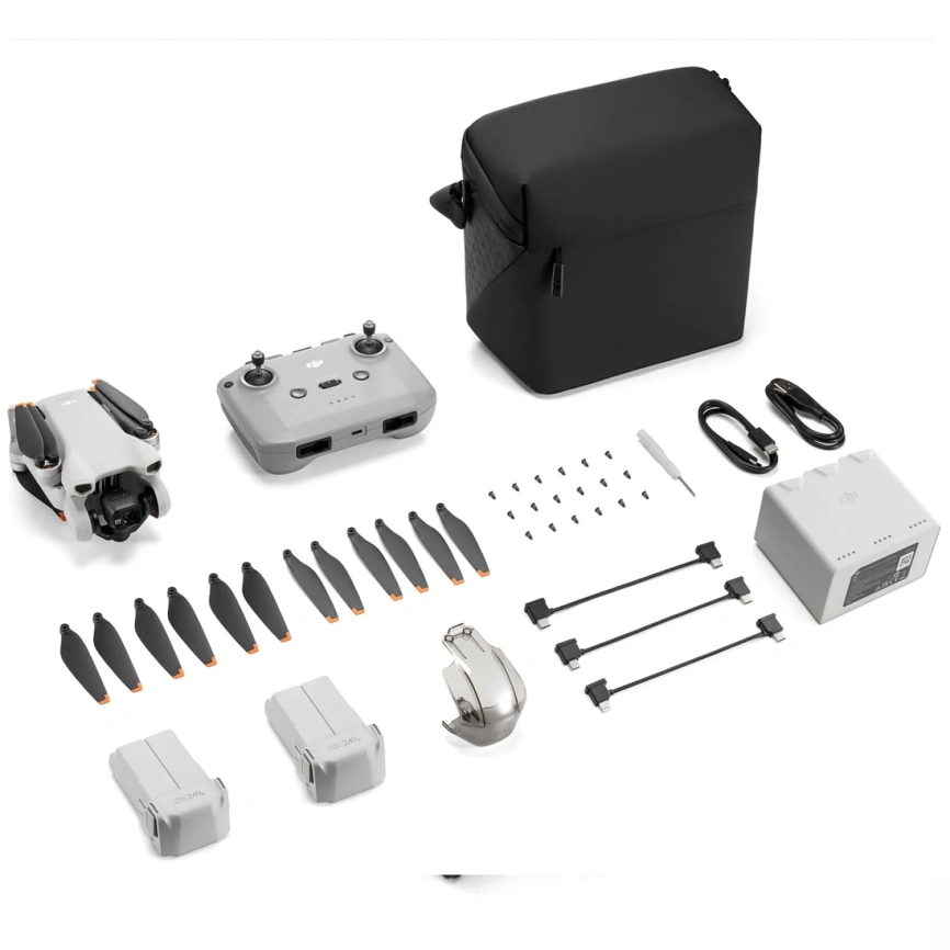 Квадрокоптер DJI Mini 3 Fly More Combo Plus (DJI RC - N1) фото 2