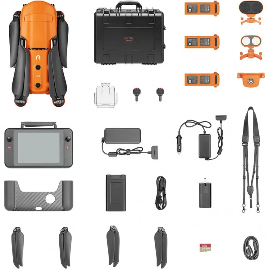 Квадрокоптер Autel Robotics EVO II Dual 640T Enterprise V3 Orange фото 1