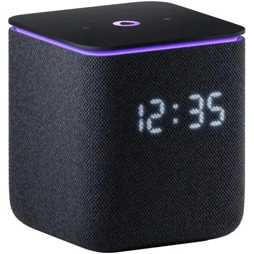 Умная колонка Яндекс Станция Миди с Zigbee Black (YNDX-00054) фото 1