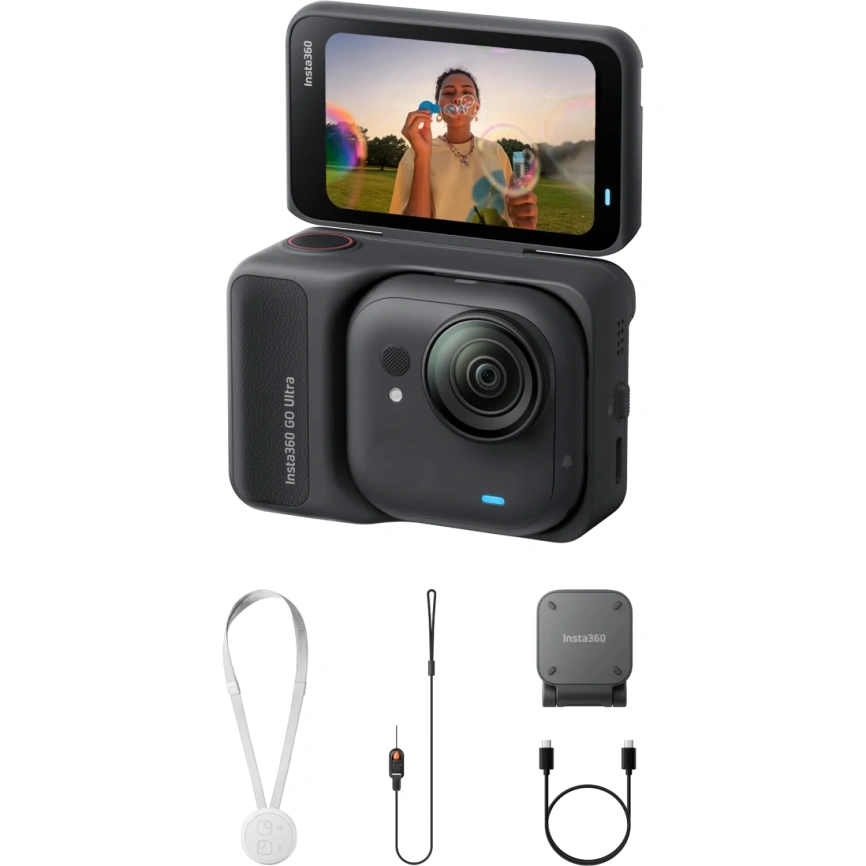 Экшн-камера Insta360 GO Ultra Standard Bundle Black фото 6