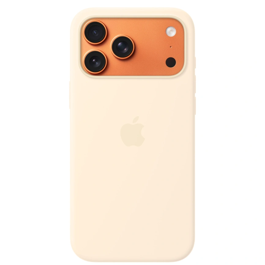 Чехол Apple Silicone Case with MagSafe для iPhone 18 Pro Max Vanilla фото 2
