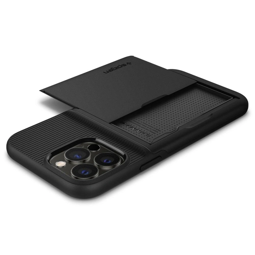 Чехол Spigen Slim Armor CS для iPhone 13 Pro (ACS03274) Black фото 6