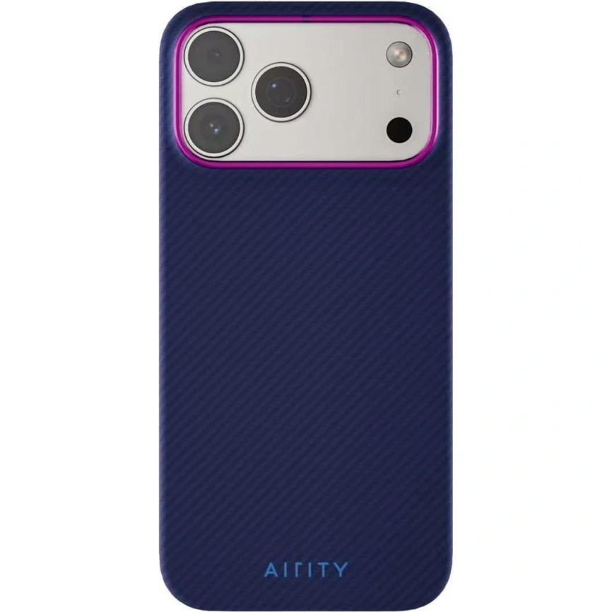 Чехол Airity Oriental Ink Veil Сarbon Fibre для iPhone 17 Pro Max Deep Purple фото 1