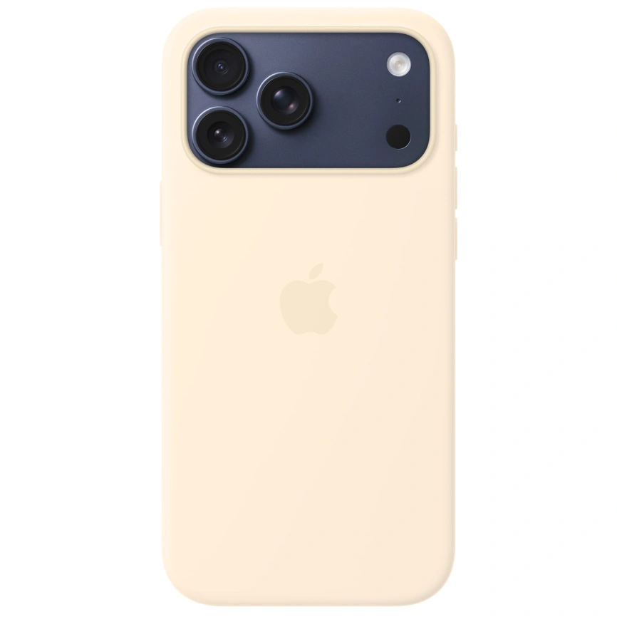 Чехол Apple Silicone Case with MagSafe для iPhone 17 Pro Max Vanilla фото 3
