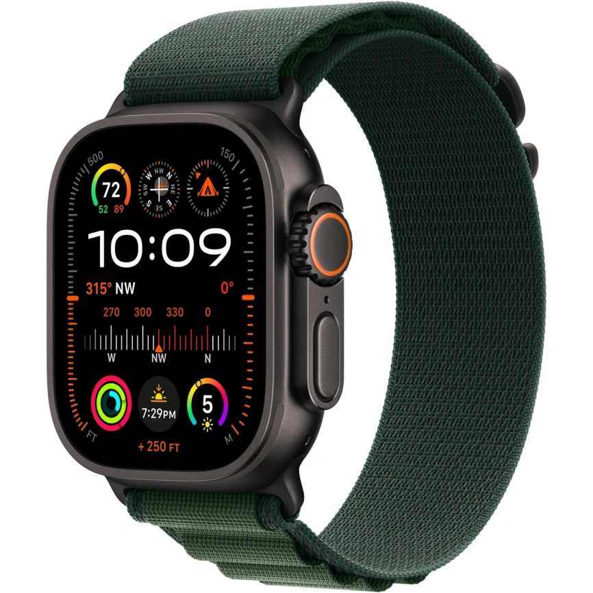 Ремешок Apple Watch Ultra 49mm Dark Green Alpine Loop L фото 2