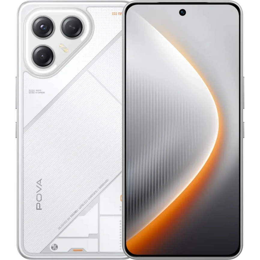 Смартфон Tecno Pova 7 Ultra 5G 12/256Gb White фото 1