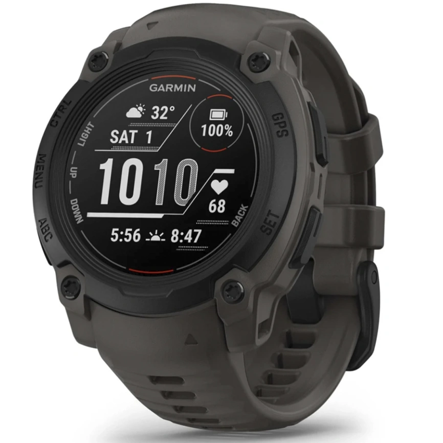 Смарт-часы Garmin Instinct E 40mm Black with Charcoal Band (010-02932-00) фото 1