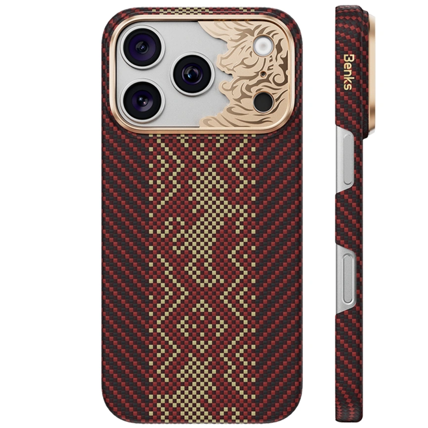 Чехол Benks Knight Air C1 Kevlar Case для iPhone 18 Pro Max Red Knight (C.K.FL.AP.GD.J073) фото 1
