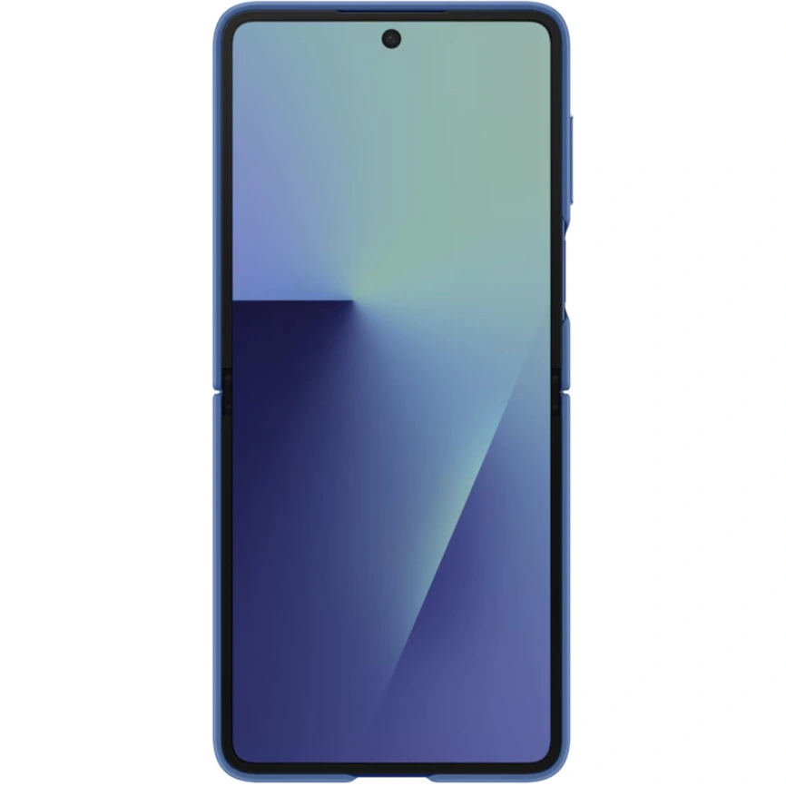 Чехол Samsung Silicone Ring Case для Galaxy Z Flip7 Blue фото 4