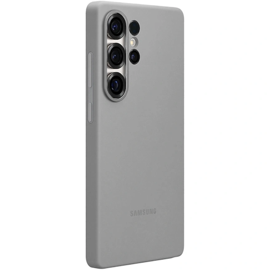 Чехол Samsung Silicone Case для Galaxy S25 Ultra Gray фото 2