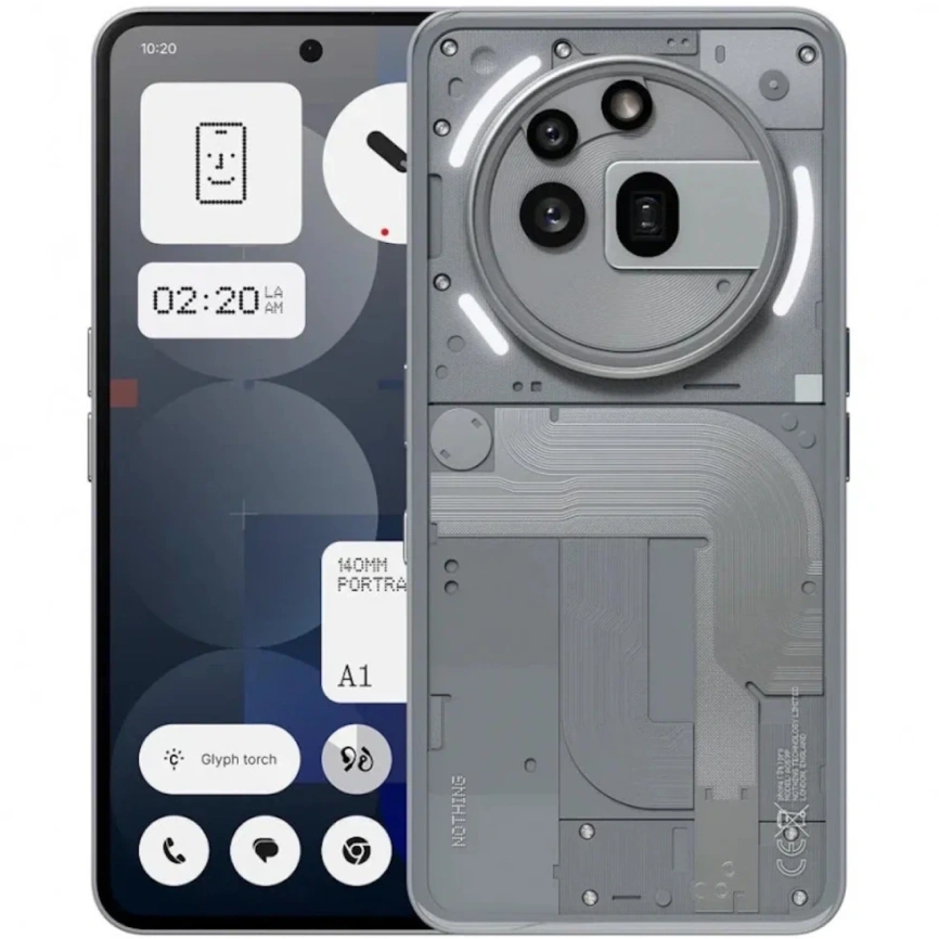 Смартфон Nothing Phone (3A) Pro 12/256Gb Grey фото 1