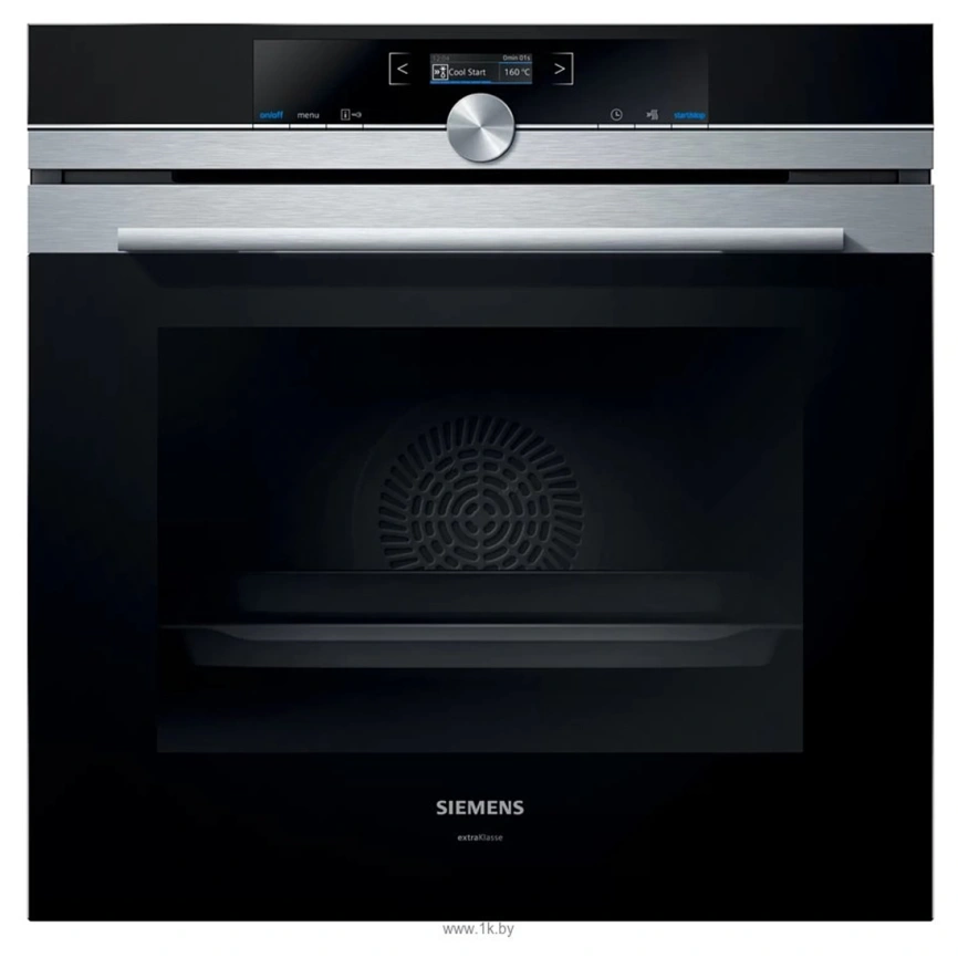 Электрический духовой шкаф Siemens HB632GBS1 Black/Silver фото 1