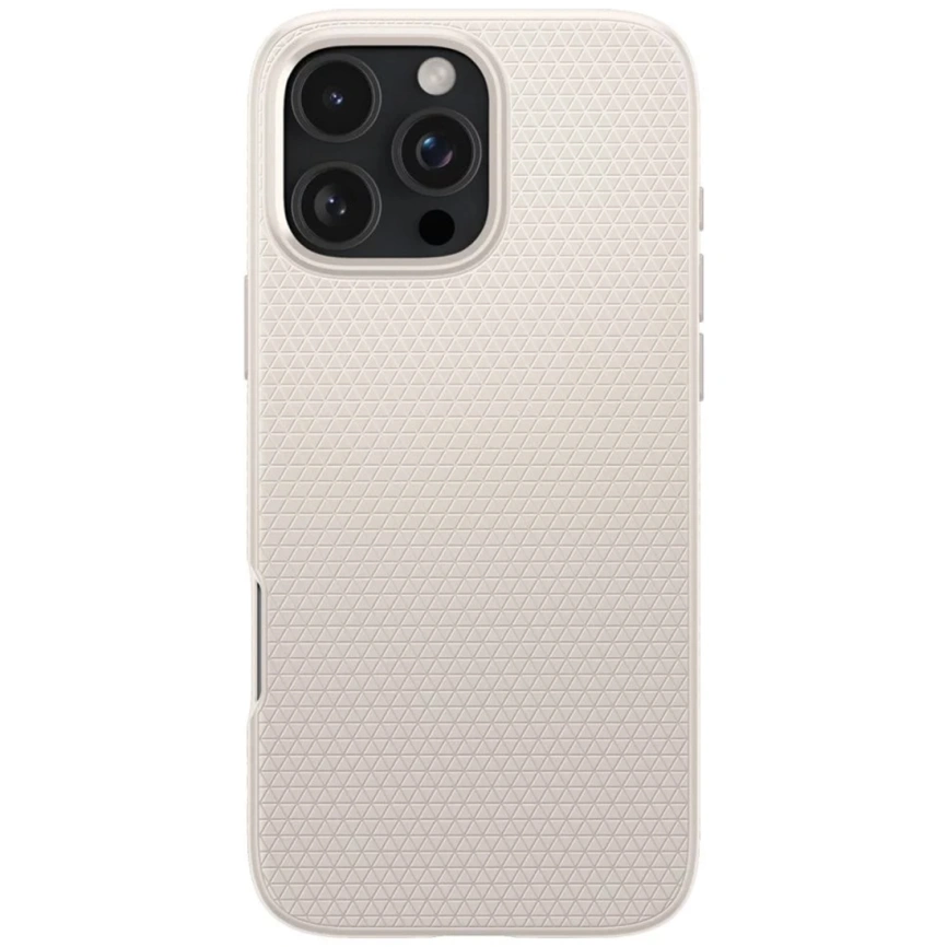 Чехол Spigen Liquid Air для iPhone 16 Pro (ACS08120) Natural Titanium фото 2