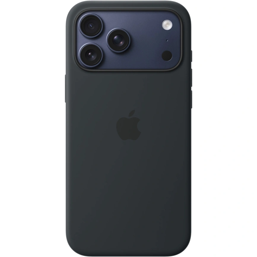 Чехол Apple Silicone Case with MagSafe для iPhone 17 Pro Max Black фото 1