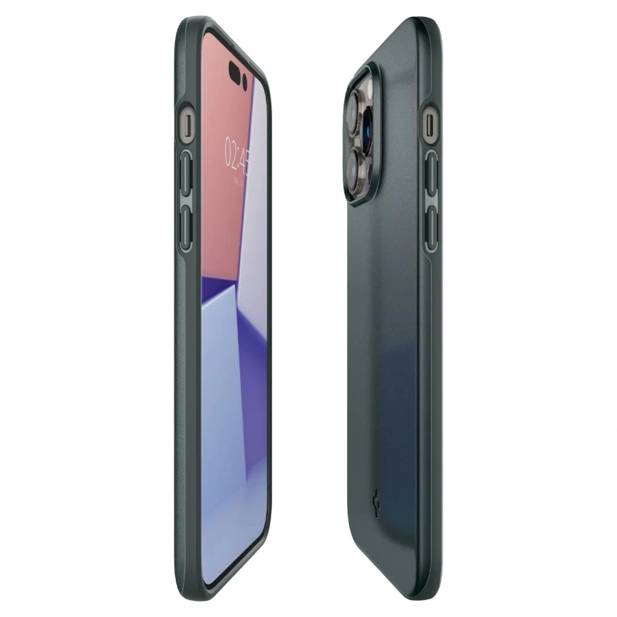 Чехол Spigen Thin Fit для iPhone 14 Pro (ACS04786) Abyss Green фото 3
