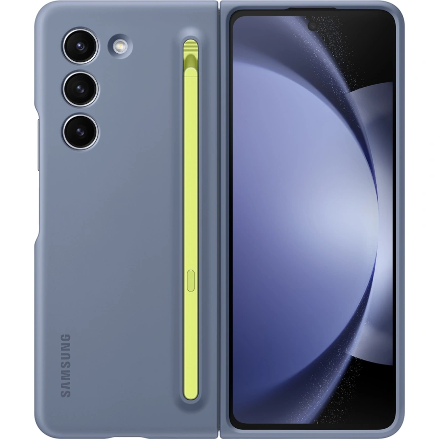 Чехол Samsung Series для Galaxy Galaxy Z Fold5 Slim S Pen Case Galaxy Blue фото 4