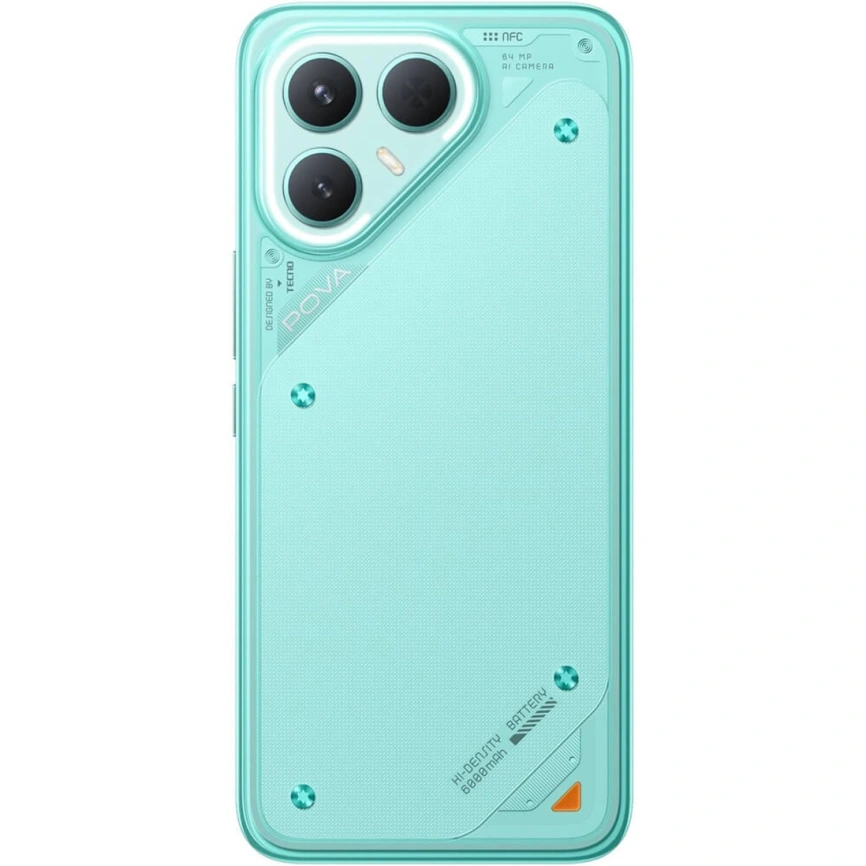 Смартфон Tecno Pova 7 Pro 12/256Gb Neon Cyan фото 6